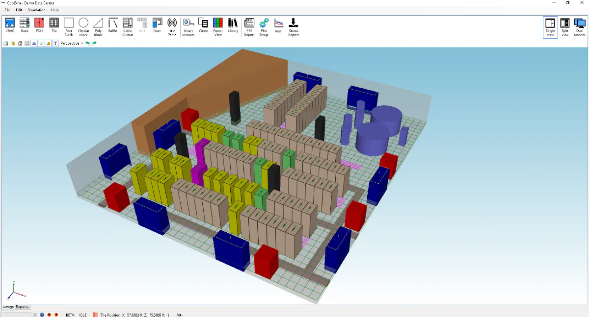 The CoolSim model builder