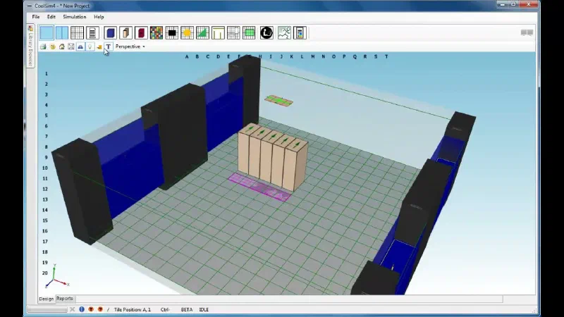 Modeling CRACs in Service Galleries