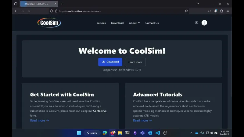 CoolSim Installation